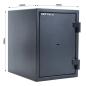 Preview: Rottner Dokumententresor EN1 Fire Hero 50 Doppelbartschloss anthrazit T06316